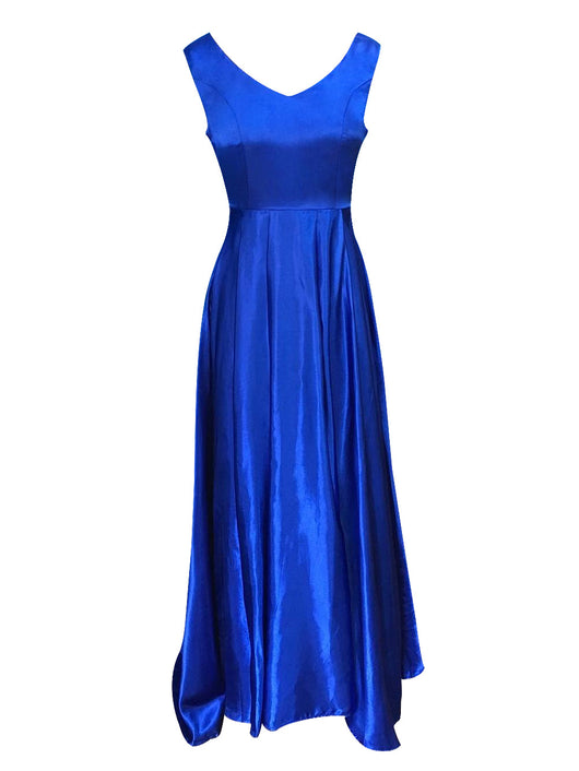 Vestido de Gala Escotado sin Mangas con Espalda Descubierta y Moño - Image 10