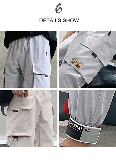 Pantalones Casuales Hip Hop Reforzados para Estudiantes - Image 21