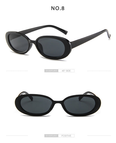 Gafas de Sol Ovaladas Trend Cow Print - Marco Pequeño Estilo Instagram - Image 23