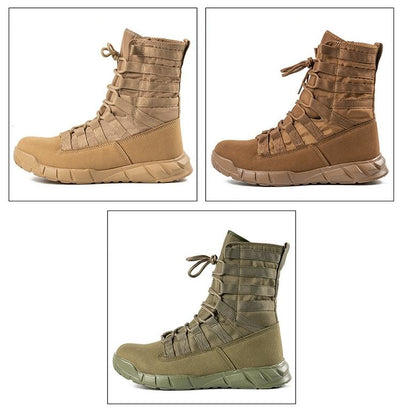 Botas Tácticas Desert Verde Caña Alta Ultraligeras - Image 9