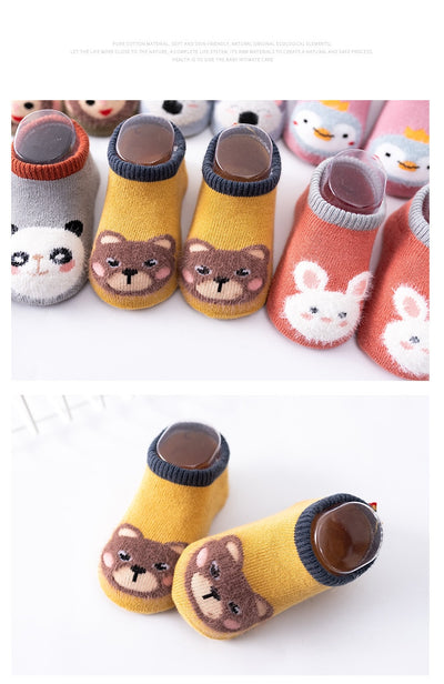 Calcetines Antideslizantes para Bebé con Diseño Cartoon y Suela Reforzada - Image 19