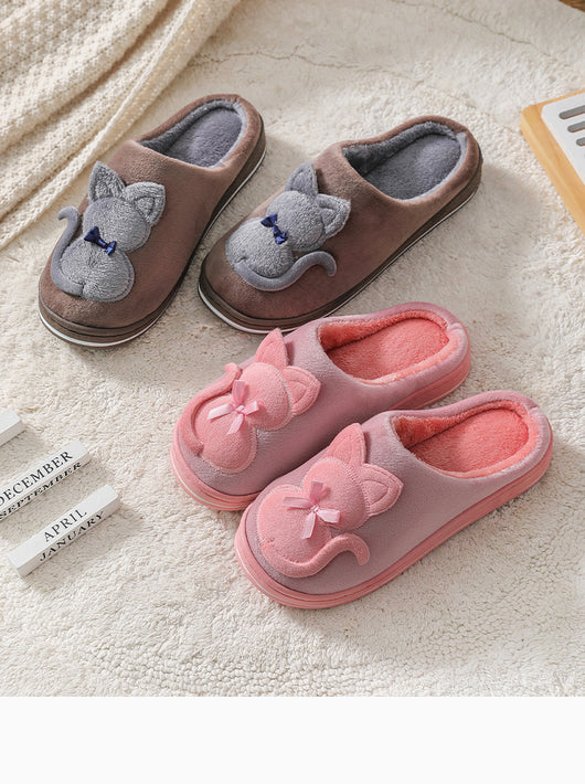 Pantuflas de Pareja Cómodas de Algodón Suave Antideslizantes - Image 16