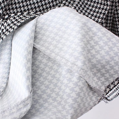 Camisa Retro Cuadros Houndstooth Talla Grande para Mujer - Image 21