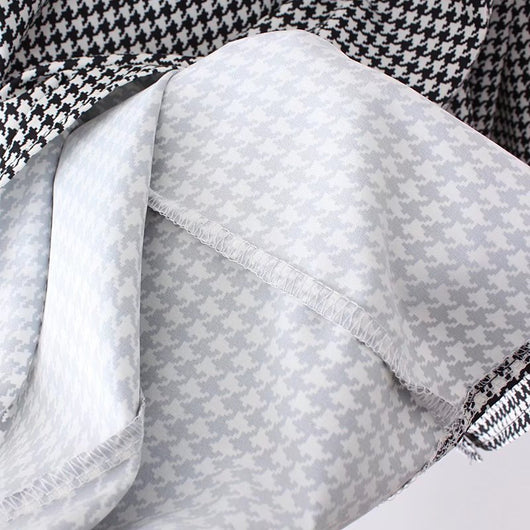 Camisa Retro Cuadros Houndstooth Talla Grande para Mujer - Image 21