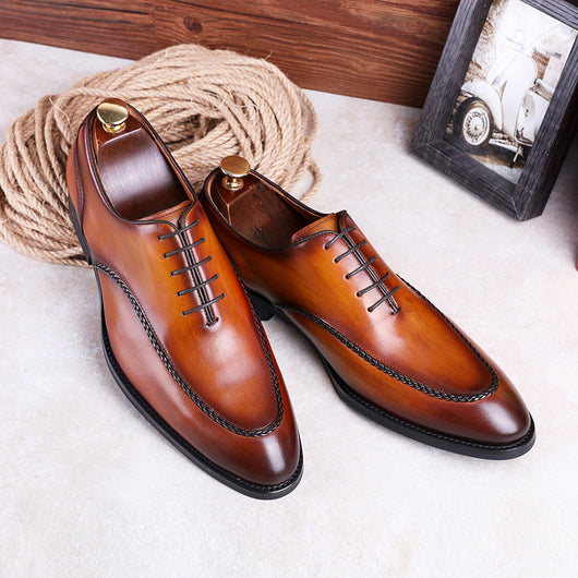 Zapatos de Cuero Genuino con Suela Compuesta - Cordones Clásicos - Image 3