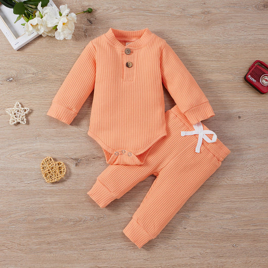 Conjunto de Enterizo y Pantalón de Cuello Alto para Niños y Niñas - Image 20