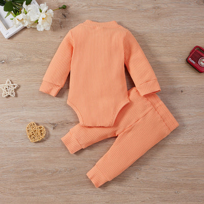 Conjunto de Enterizo y Pantalón de Cuello Alto para Niños y Niñas - Image 21