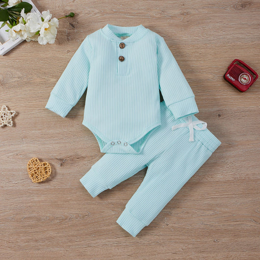Conjunto de Enterizo y Pantalón de Cuello Alto para Niños y Niñas - Image 35