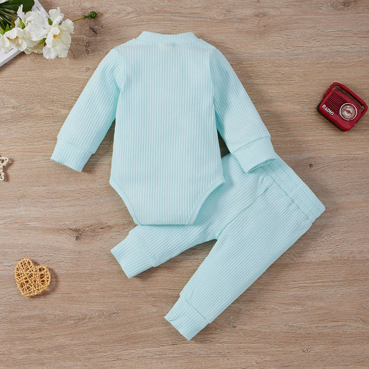 Conjunto de Enterizo y Pantalón de Cuello Alto para Niños y Niñas - Image 36