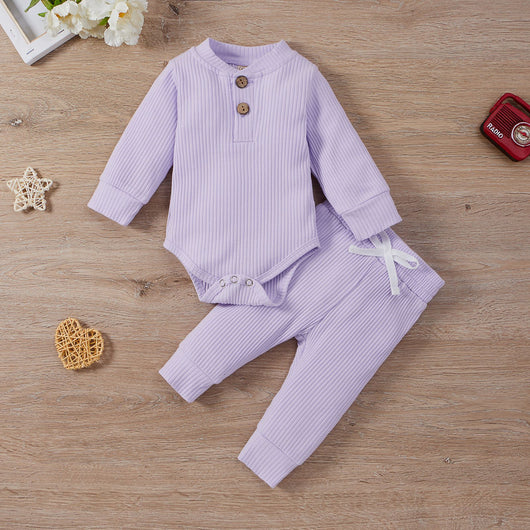 Conjunto de Enterizo y Pantalón de Cuello Alto para Niños y Niñas - Image 42