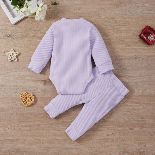 Conjunto de Enterizo y Pantalón de Cuello Alto para Niños y Niñas - Image 43