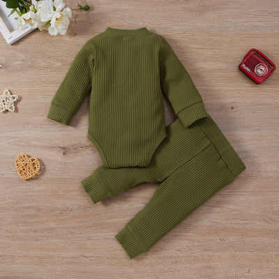 Conjunto de Enterizo y Pantalón de Cuello Alto para Niños y Niñas - Image 48