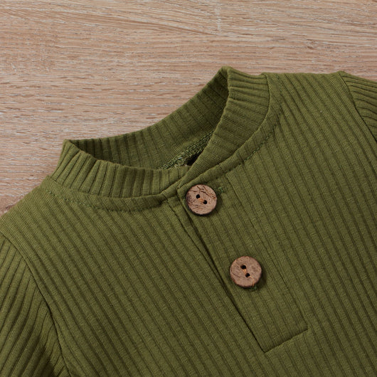 Conjunto de Enterizo y Pantalón de Cuello Alto para Niños y Niñas - Image 49