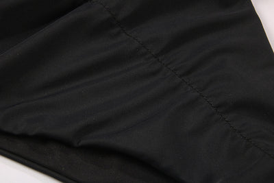 Traje de Baño Monocolor Asimétrico de Cintura Alta - Image 16