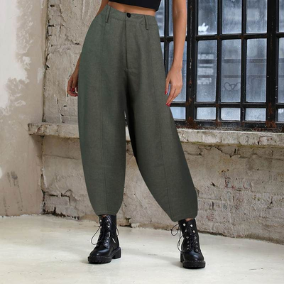 Pantalones Harem Casuales Otoño para Mujer - Corte Holgado y Cómodo - Image 15