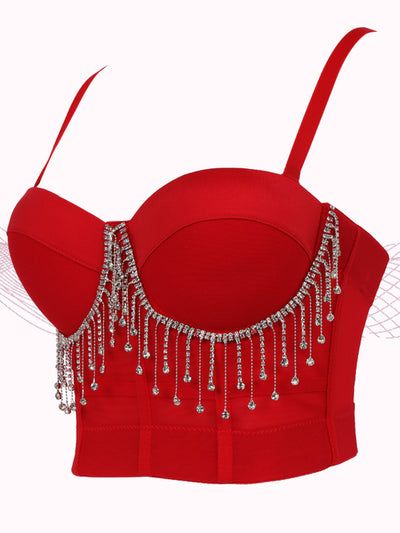 Top Cadena Danza Vientre Ajustable Tubo Fino Anillo Acero - Image 9