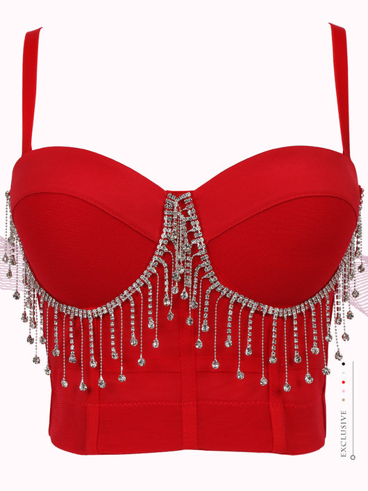 Top Cadena Danza Vientre Ajustable Tubo Fino Anillo Acero - Image 10