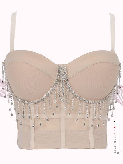 Top Cadena Danza Vientre Ajustable Tubo Fino Anillo Acero - Image 12
