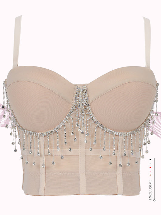 Top Cadena Danza Vientre Ajustable Tubo Fino Anillo Acero - Image 12