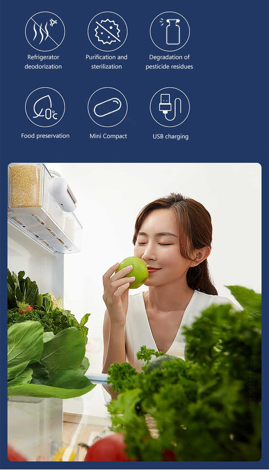 Desodorizador y Purificador de Refrigerador con Ozono - Image 9