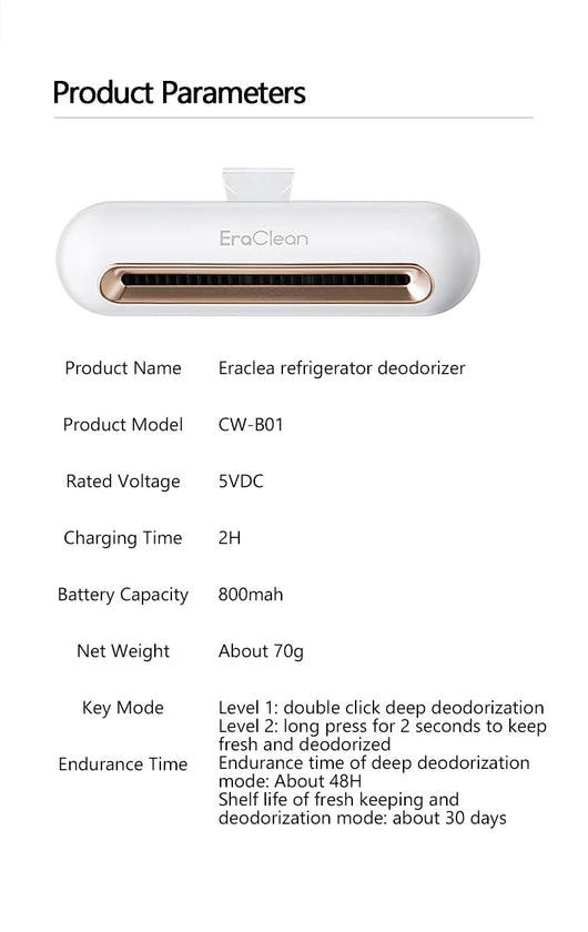 Desodorizador y Purificador de Refrigerador con Ozono - Image 12