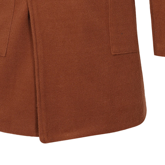 Abrigo Gabardina Doble Botonadura Cuello Solapa Grande Hombre Slim Fit Lana - Image 27