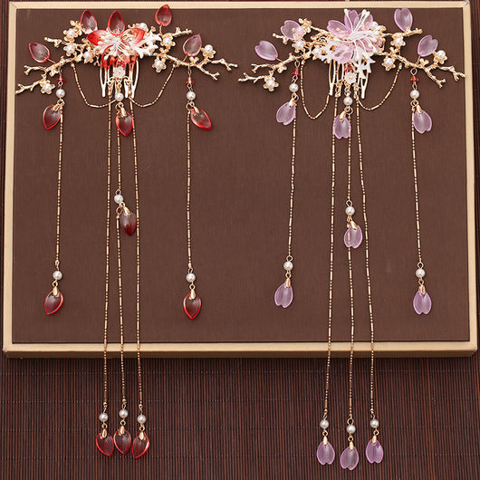 Accesorio para Cabello Hanfu Estilo Hada con Flecos y Horquilla - Image 6