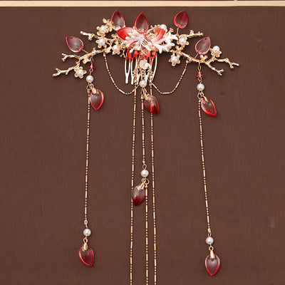 Accesorio para Cabello Hanfu Estilo Hada con Flecos y Horquilla - Image 8