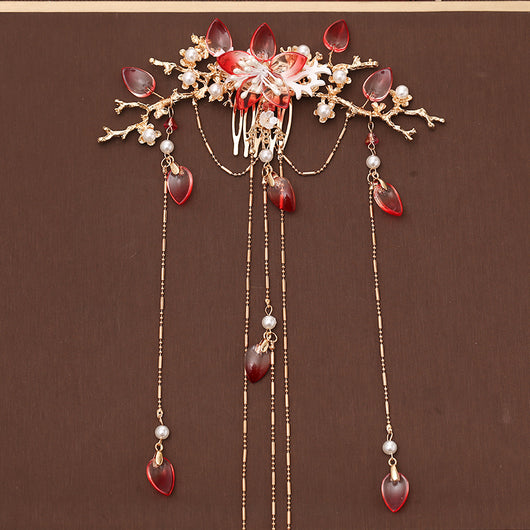 Accesorio para Cabello Hanfu Estilo Hada con Flecos y Horquilla - Image 8