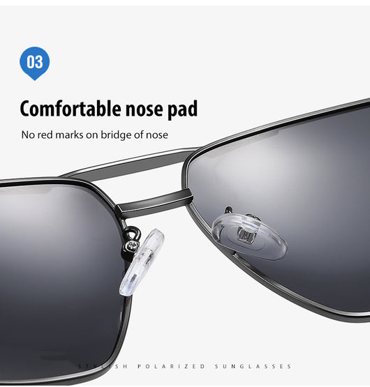 Gafas de Visión Nocturna para Conducir - Marco Metal Grande Doble Rayo - Image 14