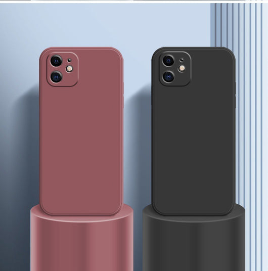 Funda de Silicona Líquida TPU con Bordes Rectos y Colores Sólidos - Image 6