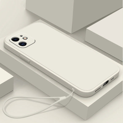Funda de Silicona Líquida TPU con Bordes Rectos y Colores Sólidos - Image 7