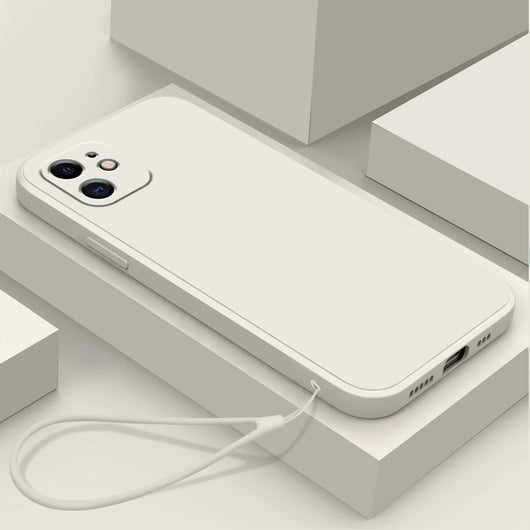 Funda de Silicona Líquida TPU con Bordes Rectos y Colores Sólidos - Image 7