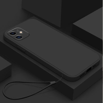 Funda de Silicona Líquida TPU con Bordes Rectos y Colores Sólidos - Image 9