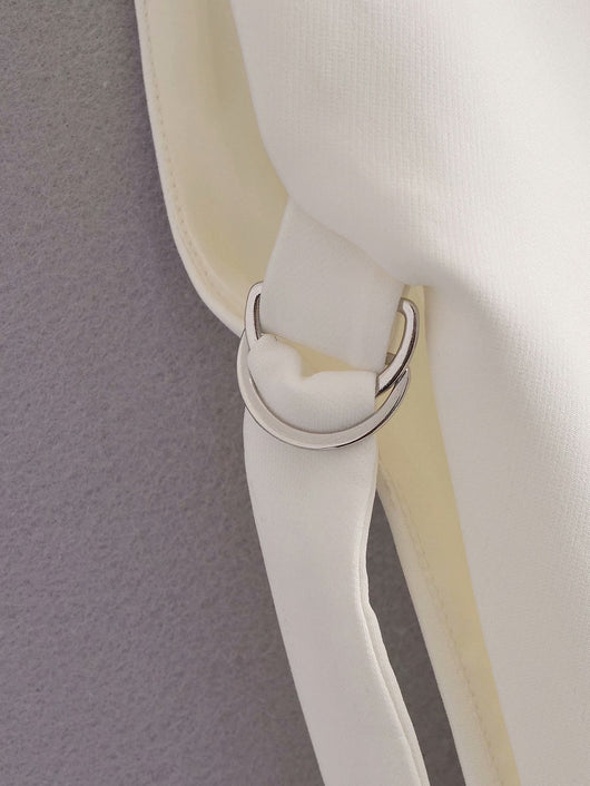 Chaleco Elegante con Solapa, Botón Único y Cordones - Diseño Sofisticado - Image 16