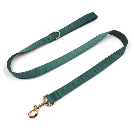 Collar y Correa para Perro en Terciopelo Verde - Image 16