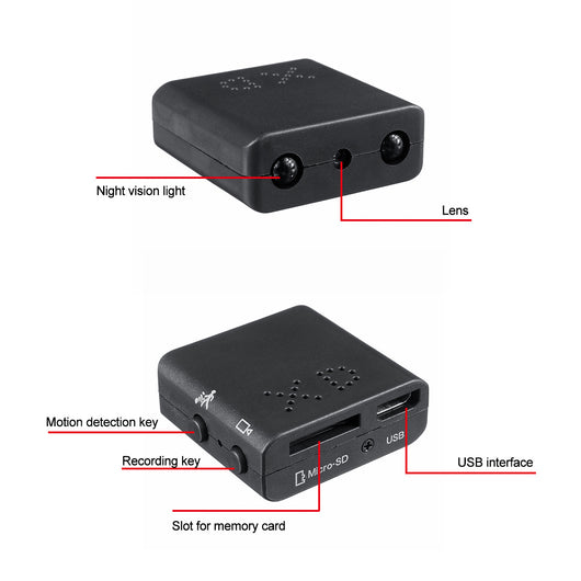 Cámara Mini 1080P Full HD con Visión Nocturna Infrarroja y Detección de Movimiento - Image 26