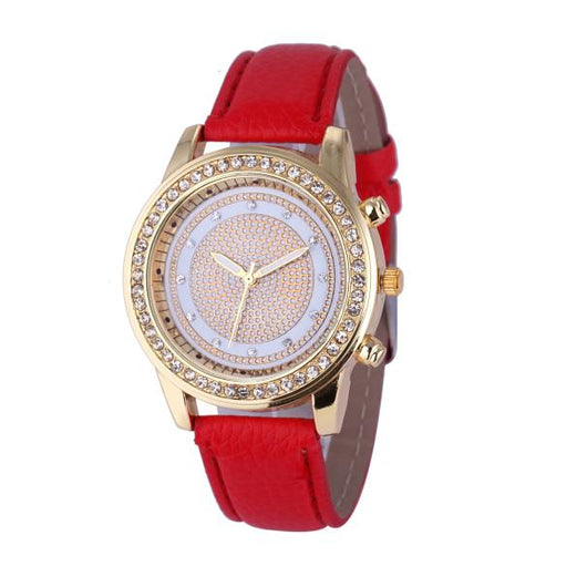 Reloj Pulsera de Cristal Geneva para Mujer - Acero Inoxidable Cuarzo - Image 7