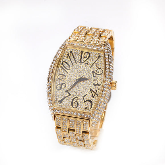 Reloj de Esfera Tonneau Grandes Diamantes