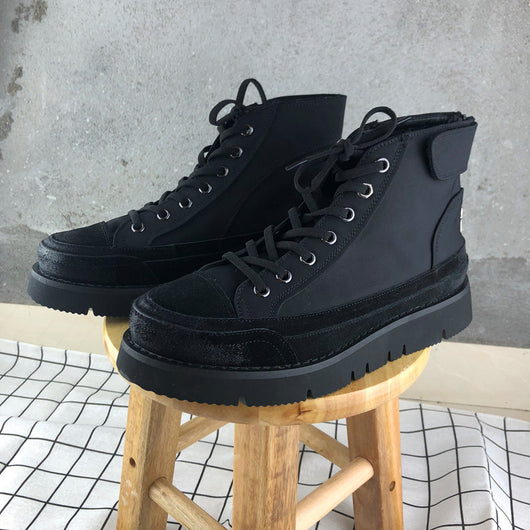 Botas Altas Británicas para Hombre - Suela Gruesa Otoño e Invierno - Image 4