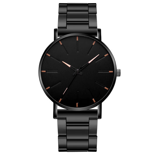 Reloj Ejecutivo Ultra Delgado con Correa de Acero Inoxidable para Hombre - Image 14