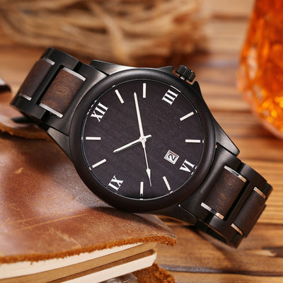 Reloj de Cuarzo para Hombre con Sándalo Negro - Image 7