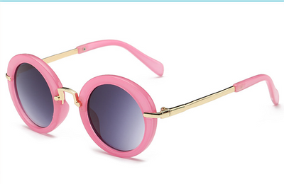Gafas de sol infantiles con marco redondo - Image 8
