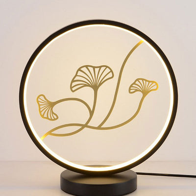 Lámpara de Mesa LED Estilo Chino en Cerámica - Image 13