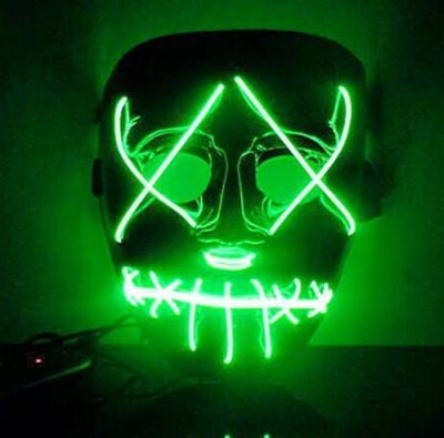 Máscara LED Brillante para Todo el Rostro - Halloween - Image 12