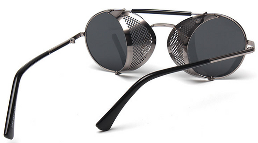 Gafas de Sol Steampunk Marrón Claro - Estilo Vintage Retro - Image 2