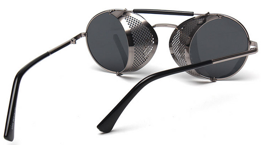 Gafas de Sol Steampunk Marrón Claro - Estilo Vintage Retro - Image 2