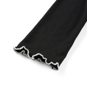 Blusa Manga Larga con Hombros Plisados para Mujer - Image 10