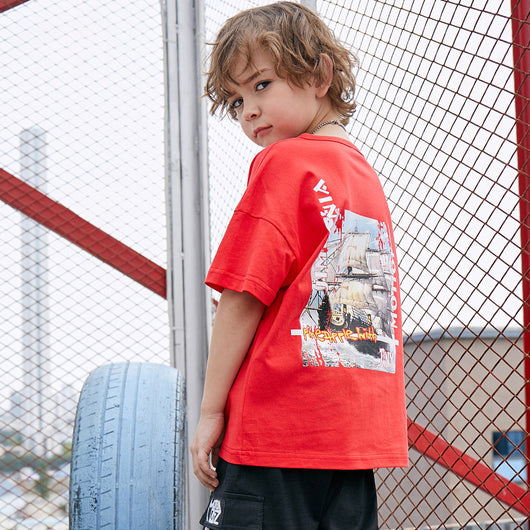 Camiseta Infantil Estampada de Algodón - Image 4