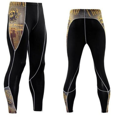 Pantalones Deportivos Compresión Blackout Ajuste Perfecto para Hombre - Image 3